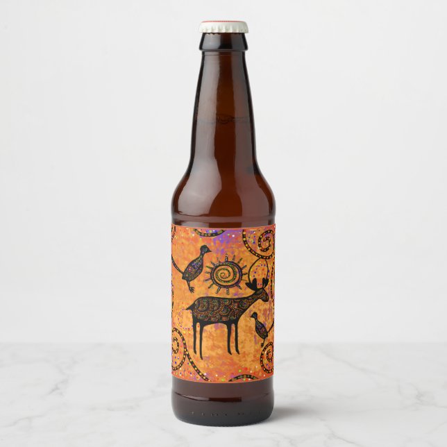 DEER BEER BOTTLE LABEL (Front)