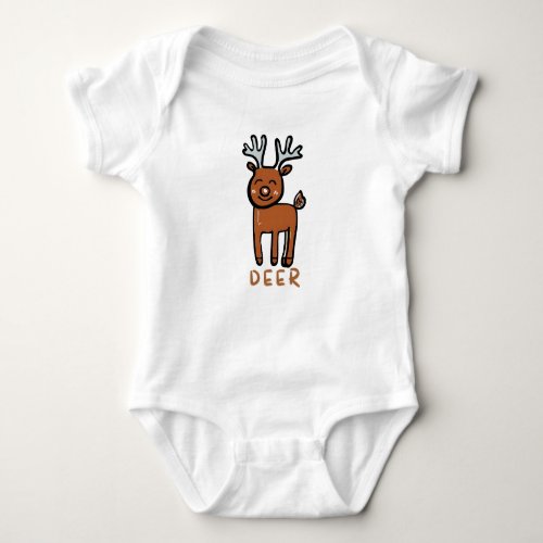 Deer bodysuit for kids
