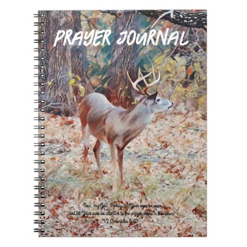 Deer Buck Art Prayer Journal