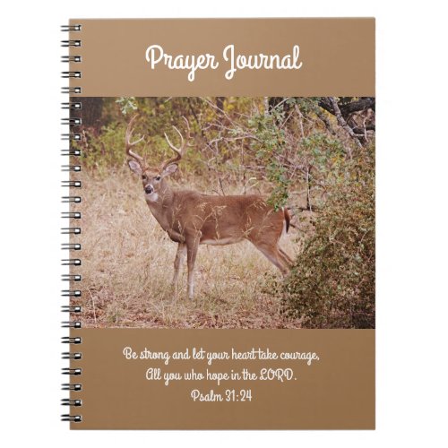 Deer Buck Prayer Journal
