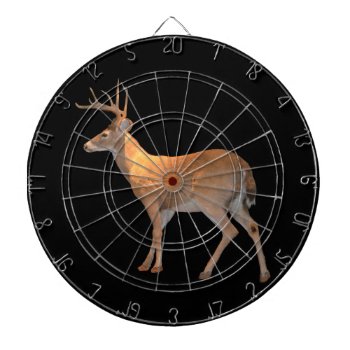 Deer (buck) White-tailed Dart Board by AmSymbols at Zazzle