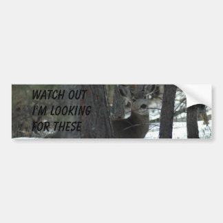 DEER BUMPER STICKER