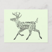 Deer Calligram