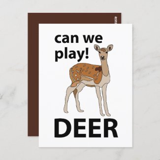 Deer Can We Play Cute Deer
