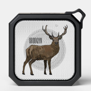 Deer cartoon illustration bluetooth speaker