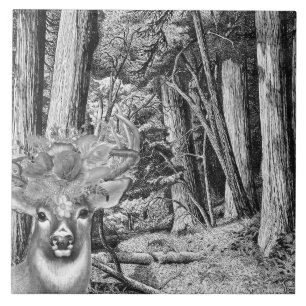 Deer Ceramic Tile