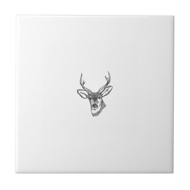 Deer Ceramic Tile (Front)