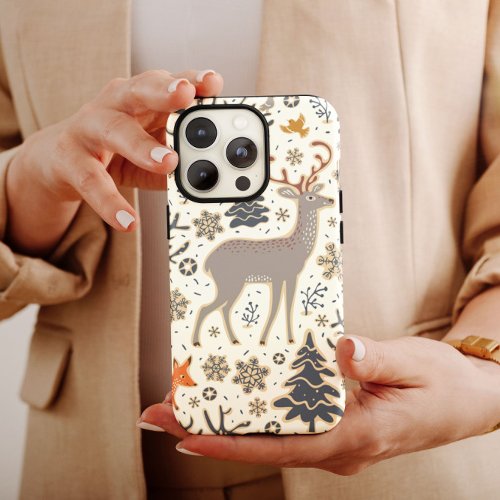 Deer Christmas Holiday iPhone Case Mate