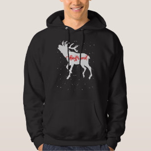 Deer Christmas Matching Family Boyfriend Pajamas C Hoodie