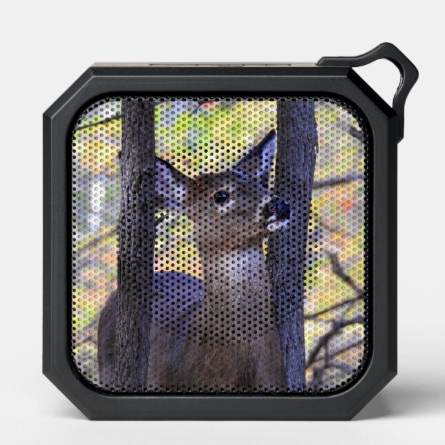 Deer Close-Up Bluetooth Speaker (Front)