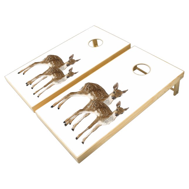 Deer Cornhole Set (Angled)