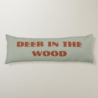 &#39;Deer&#39; Cotton Body Pillow