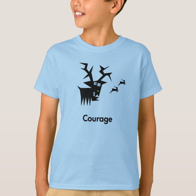 Deer Courage T-Shirt (Front)