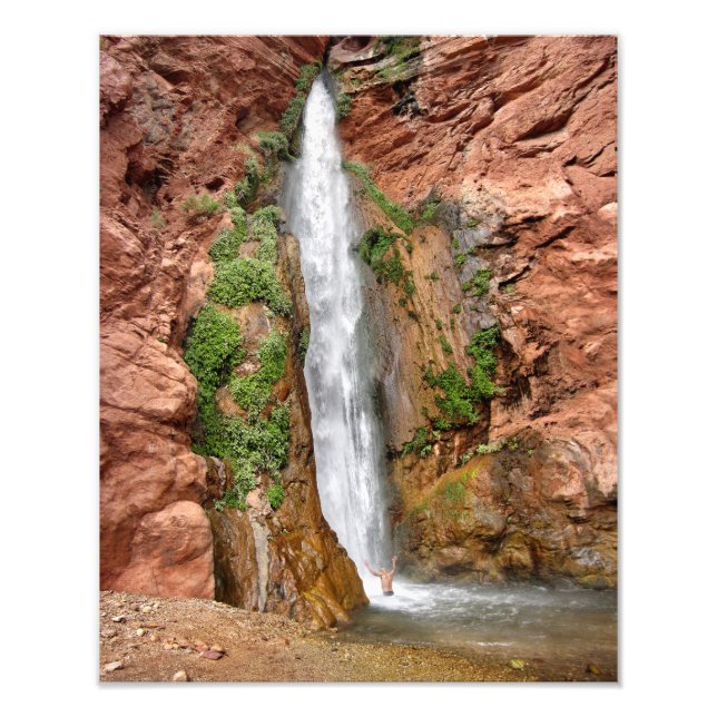 Deer Creek Falls 2 - Grand Canyon - Waterfall Photo Print (Front)