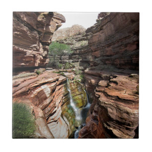 Deer Creek Narrows Waterfalls 2 - Grand Canyon Ceramic Tile