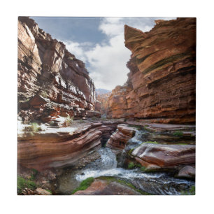 Deer Creek Narrows Waterfalls - Grand Canyon Ceramic Tile