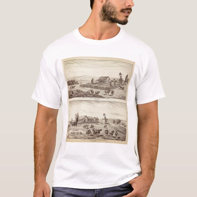 Deer Creek sheep ranches T-Shirt (Front)