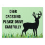 Deer Crossing Drive Carefully Wildlife Warning Sign