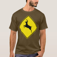 Deer Crossing Sign