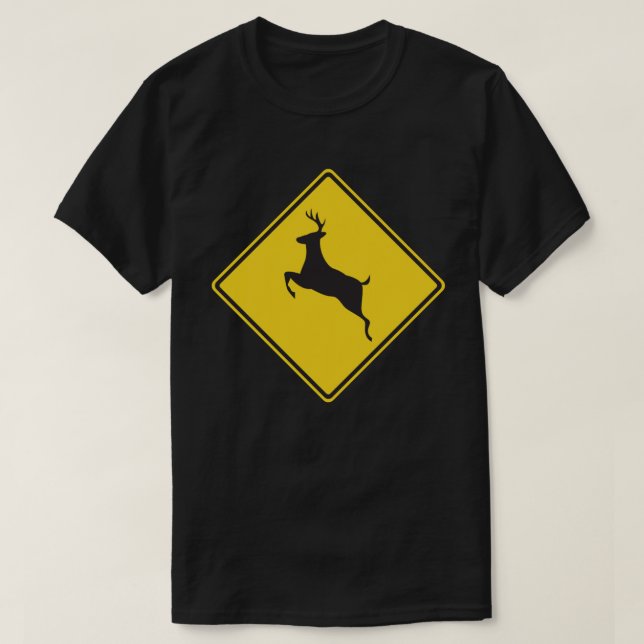 Deer Crossing T-Shirt (Design Front)