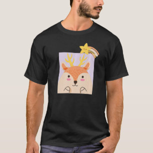Deer Cute Wild Animals Kids Children Kindergarden  T-Shirt