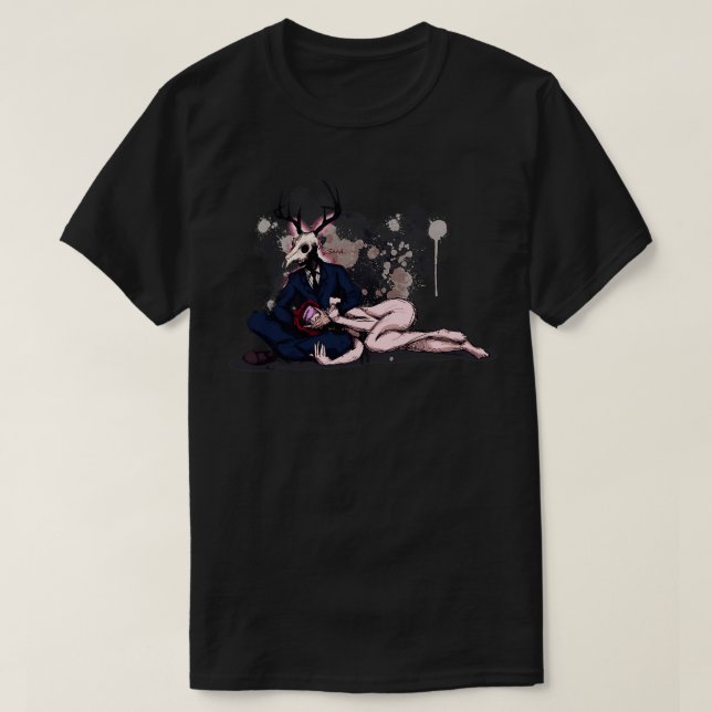 Deer Daddy Shh T-Shirt (Design Front)