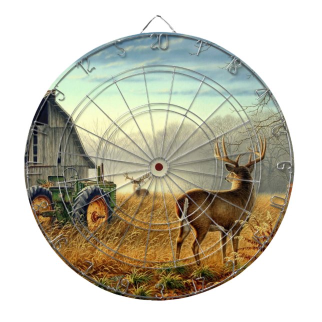 Deer Dart Board (Front)
