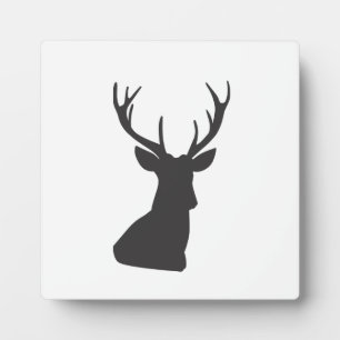 Deer Deer Silhouette Silhouette Animal Wild Postca Plaque