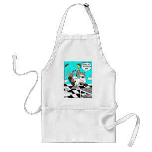 Deer Dentistry Buck Teeth Funny Cards Tees Gifts Adult Apron