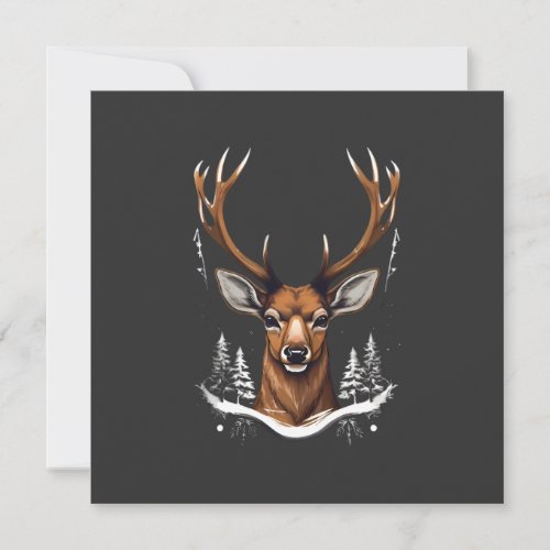Deer design  invitation