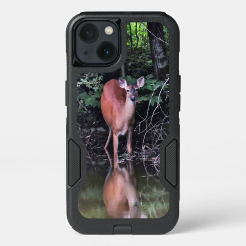 Deer Drinking at Forest Pond Galaxy S8 Case