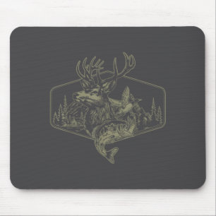 Deer Duck Fishing Hunting Solves Most Of My Proble Mouse Pad