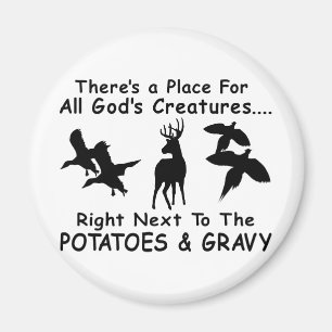 DEER,DUCK & PHEASANT HUNTING MAGNET