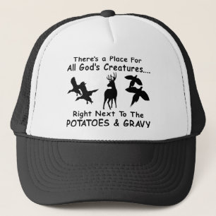 DEER,DUCK & PHEASANT HUNTING TRUCKER HAT