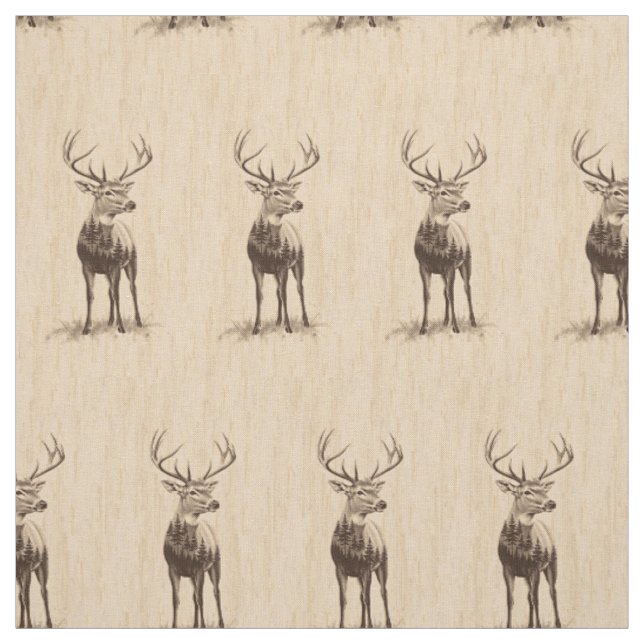 Deer fabric (Swatch)