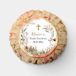Deer Family Boho Pampas Orthodox Baby Shower Reese's Peanut Butter Cups