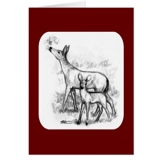 Deer Family Cards (Front)
