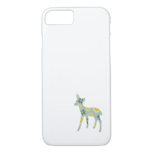 Deer fawn cute animal folk art nature pattern iPhone 8/7 case