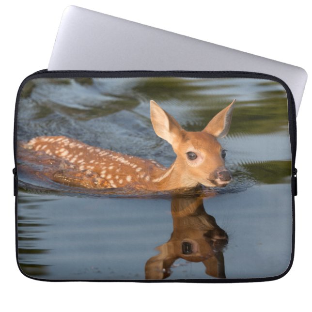 Deer Fawn | Minnesota Laptop Sleeve (Front)