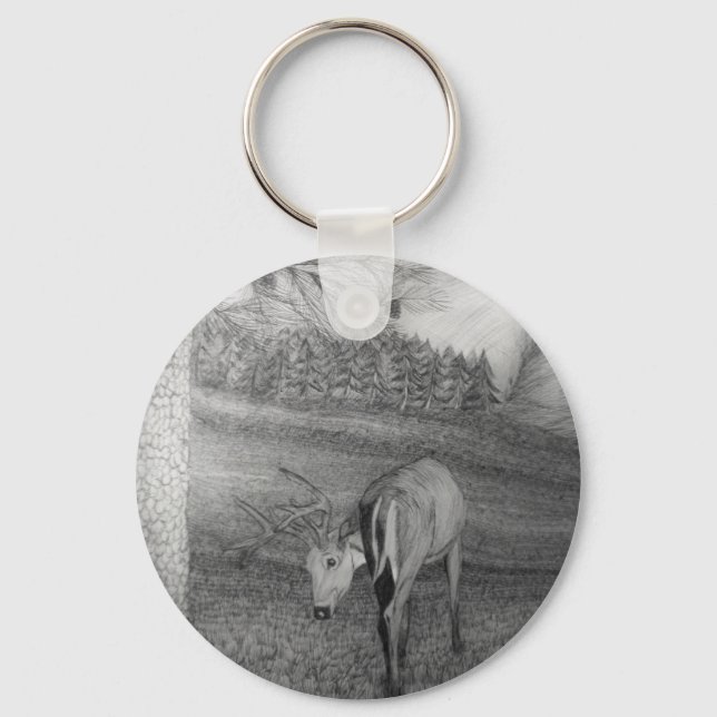 Deer Field Keychain (Front)