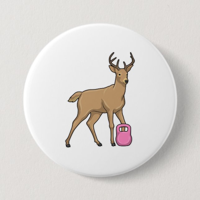 Deer Fitness Dumbbell Button (Front)
