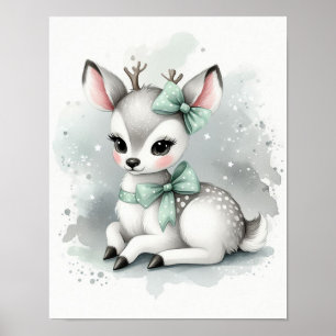 Deer Forest Nursery Wall Art