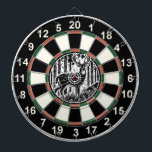 Deer Forest Rustic Wall Art Dart Board<br><div class="desc">Elevate your decor with this circular design featuring a deer with antlers in a tranquil forest. The bold target overlay adds an adventurous edge, making it ideal for man caves or hunting lodges. With its natural elegance and rugged vibe, this artwork celebrates the spirit of the hunt while enhancing the...</div>