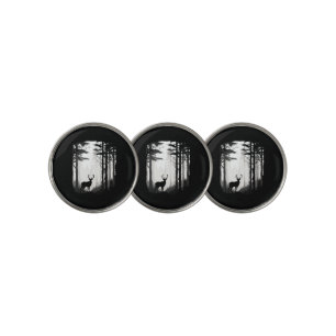 Deer Forest Wildlife Golf Ball Marker