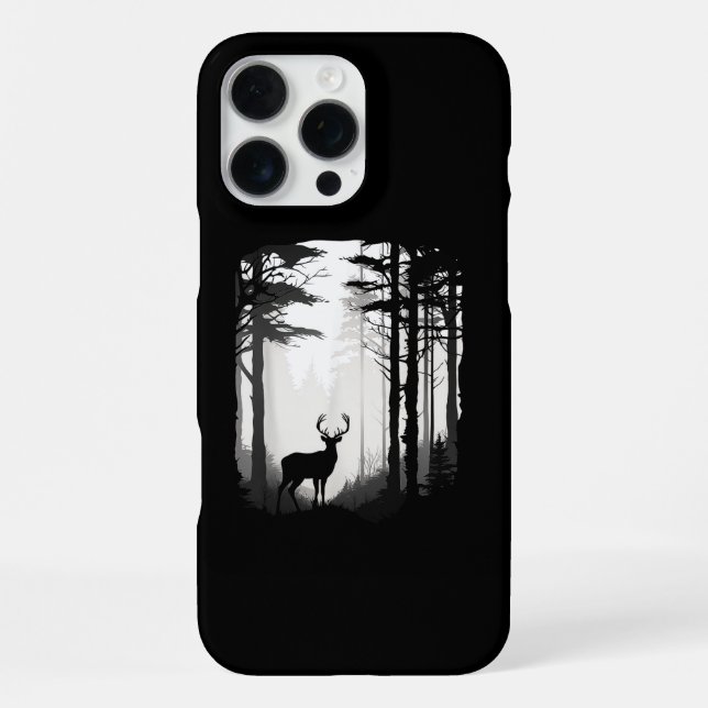 Deer Forest Wildlife iPhone Case (Back)