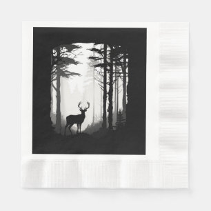 Deer Forest Wildlife Napkins