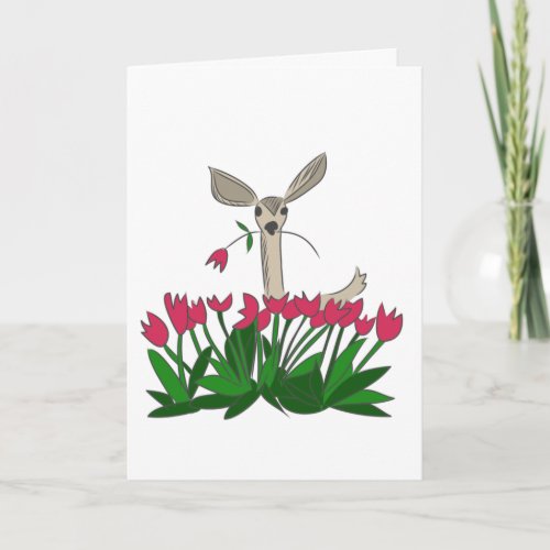 Deer friend card