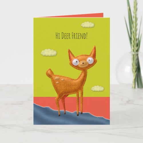 Deer Friend Valentine Card