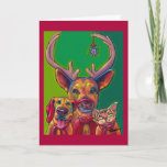 Deer Friends Holiday Card By Ron Burns at Zazzle