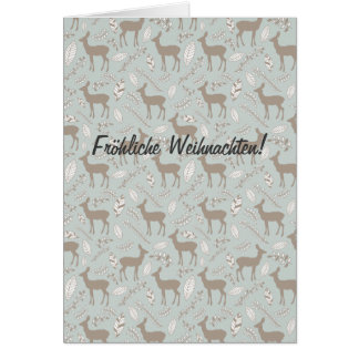 Deer, Fröhliche Weihnachten! Cards
